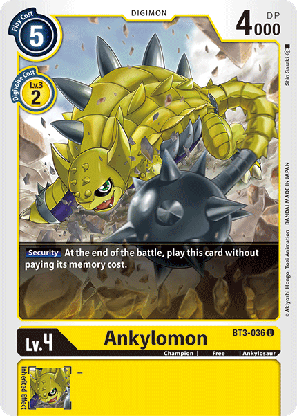 Ankylomon, BT3-036