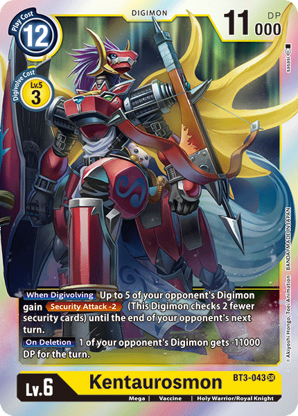 Kentaurosmon, BT3-043