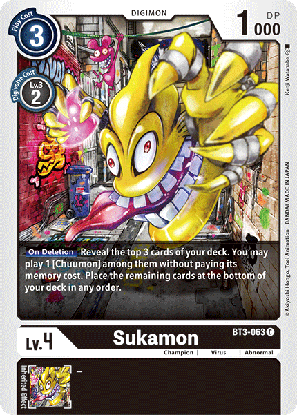 Sukamon, BT3-063