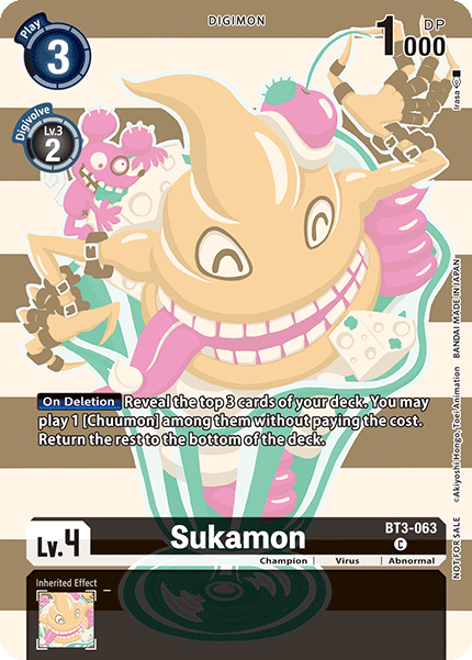 Sukamon, BT3-063-p1