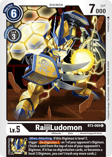 RaijiLudomon, BT3-069