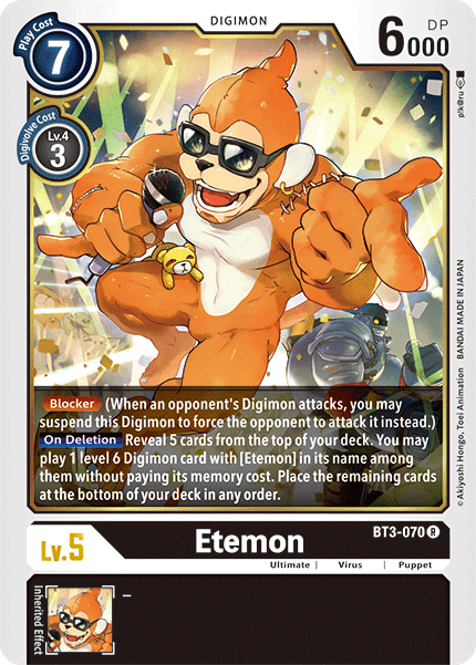 Etemon, BT3-070