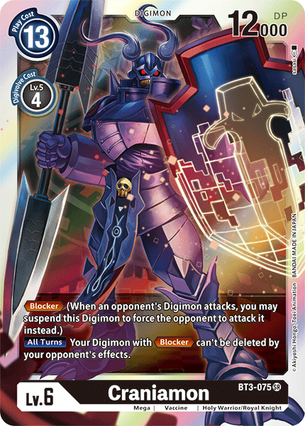 Craniamon, BT3-075