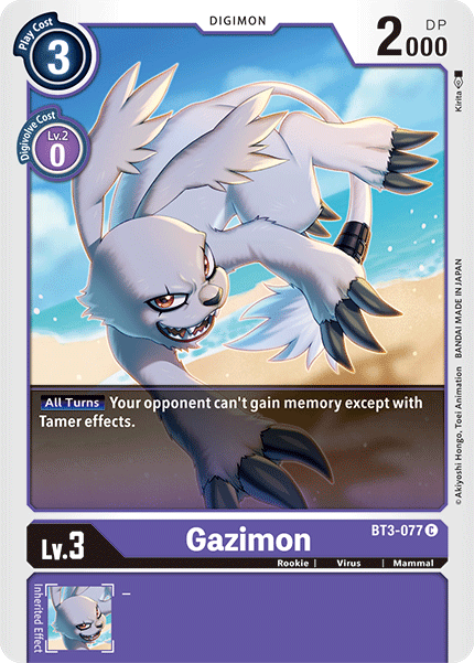 Gazimon, BT3-077