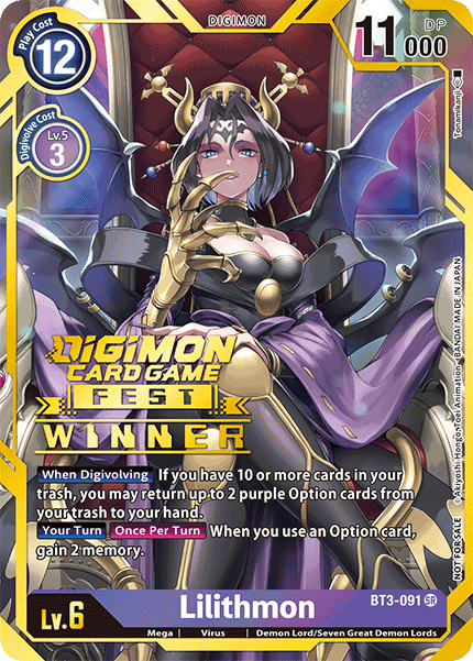 Lilithmon, BT3-091-p3
