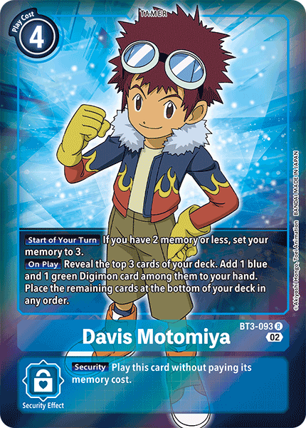 Davis Motomiya, BT3-093-p1
