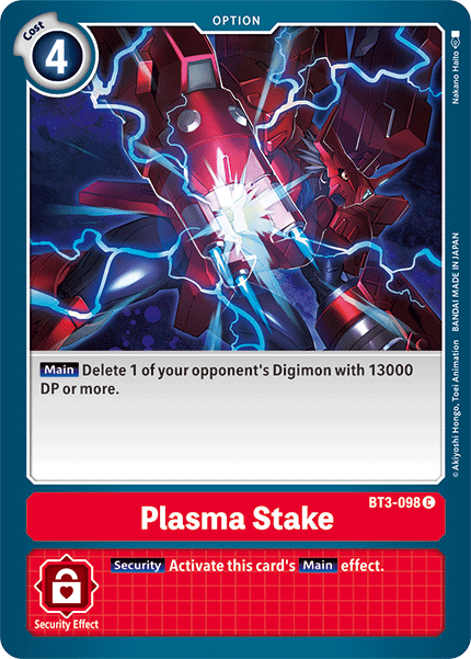 Plasma Stake, BT3-098