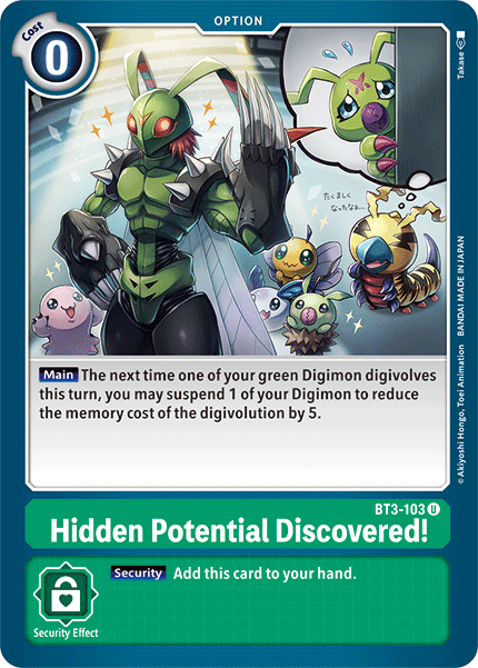 Hidden Potential Discovered!, BT3-103