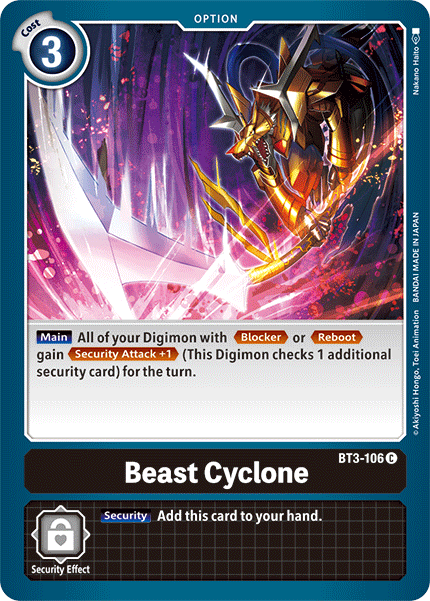 Beast Cyclone, BT3-106