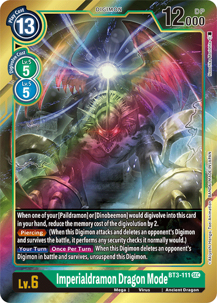 Imperialdramon Dragon Mode, BT3-111-p1