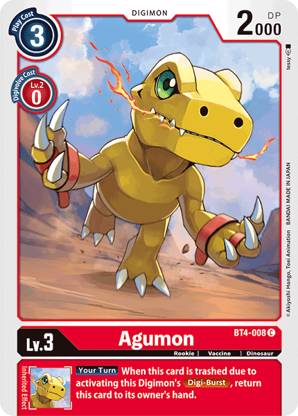 Agumon, BT4-008