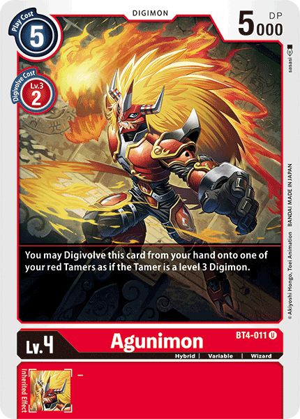 Agunimon, BT4-011