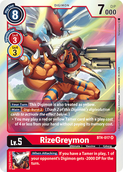 RizeGreymon, BT4-017