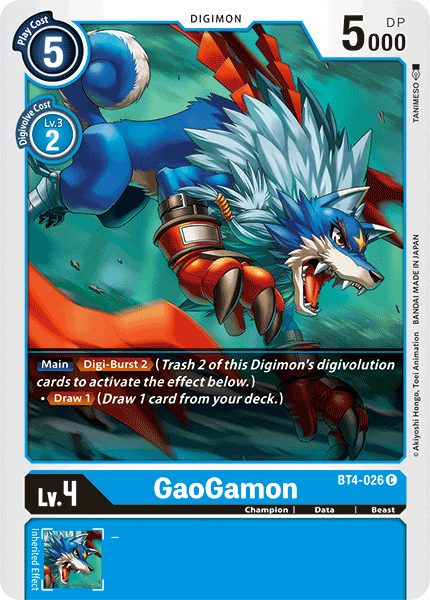 GaoGamon, BT4-026