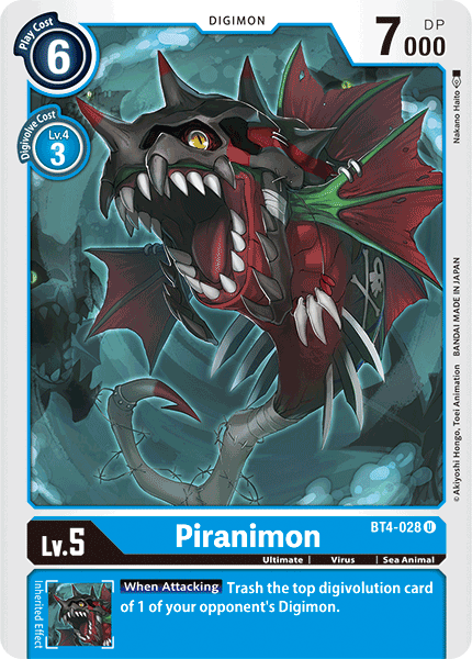 Piranimon, BT4-028