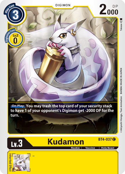 Kudamon, BT4-037