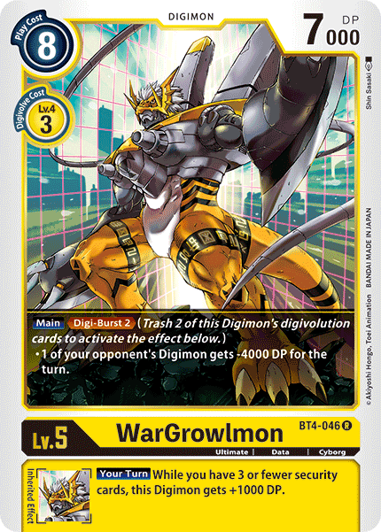 WarGrowlmon, BT4-046