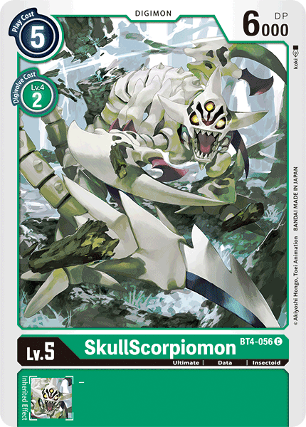 SkullScorpiomon, BT4-056