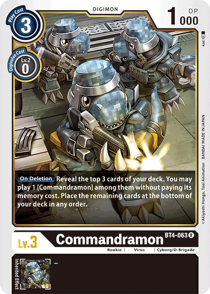 Commandramon, BT4-063