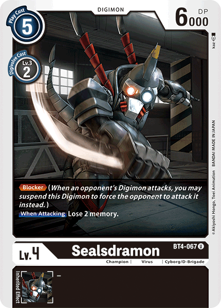 Sealsdramon, BT4-067
