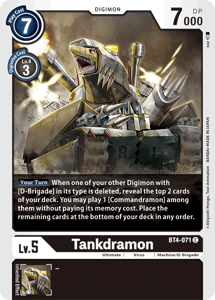 Tankdramon, BT4-071