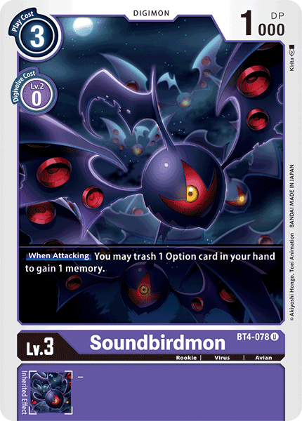 Soundbirdmon, BT4-078