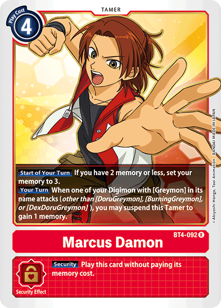 Marcus Damon, BT4-092