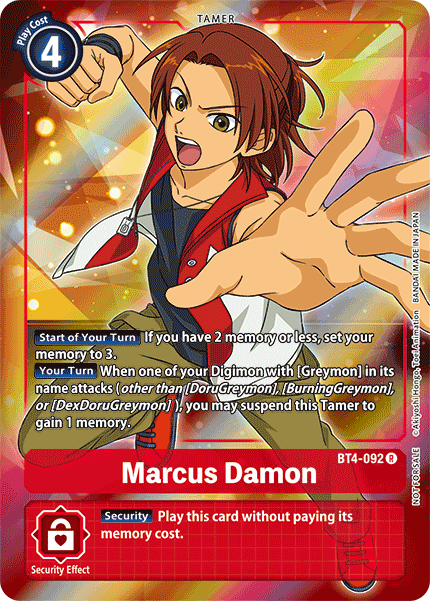 Marcus Damon, BT4-092-p1