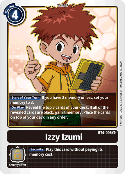 Izzy Izumi, BT4-096