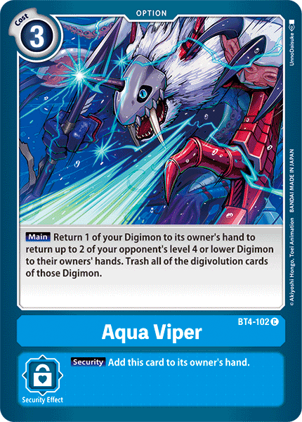 Aqua Viper, BT4-102