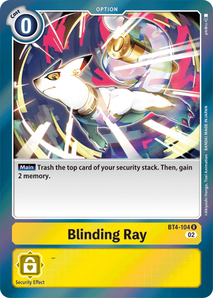 Blinding Ray, BT4-104-p1