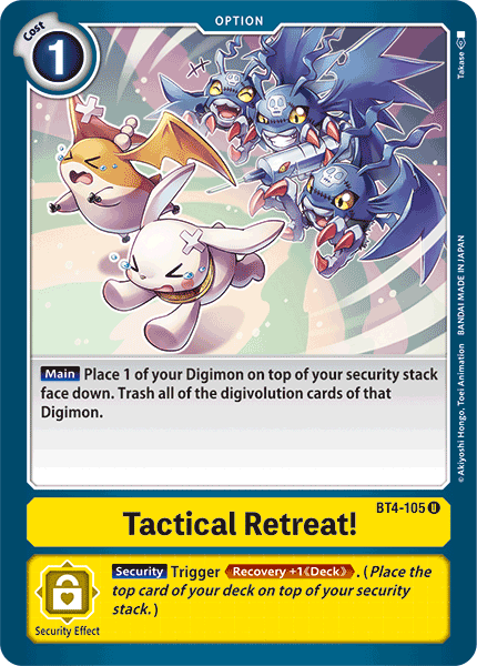 Tactical Retreat!, BT4-105