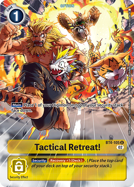 Tactical Retreat!, BT4-105-p1