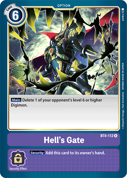 Hell’s Gate, BT4-112