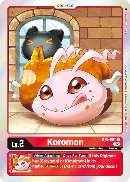 Koromon, BT5-001-p3