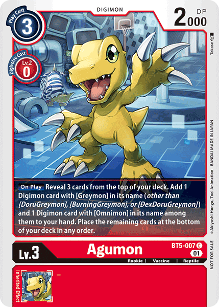 Agumon, BT5-007-p2