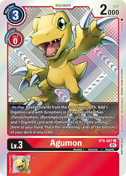 Agumon, BT5-007-p3