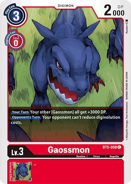 Gaossmon, BT5-008
