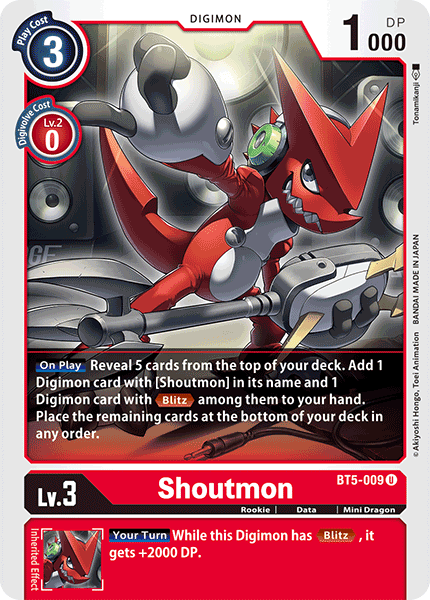 Shoutmon, BT5-009