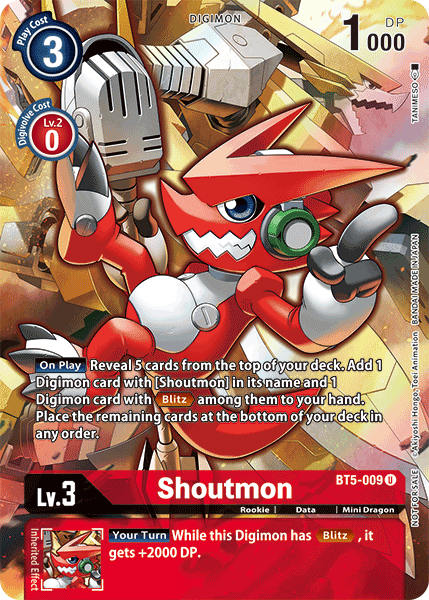 Shoutmon, BT5-009-p1
