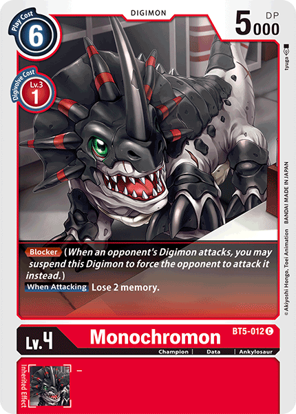 Monochromon, BT5-012