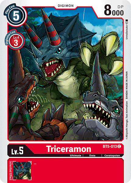 Triceramon, BT5-013