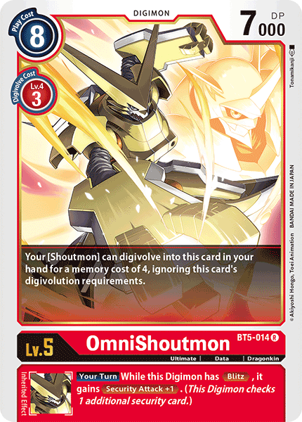 OmniShoutmon, BT5-014