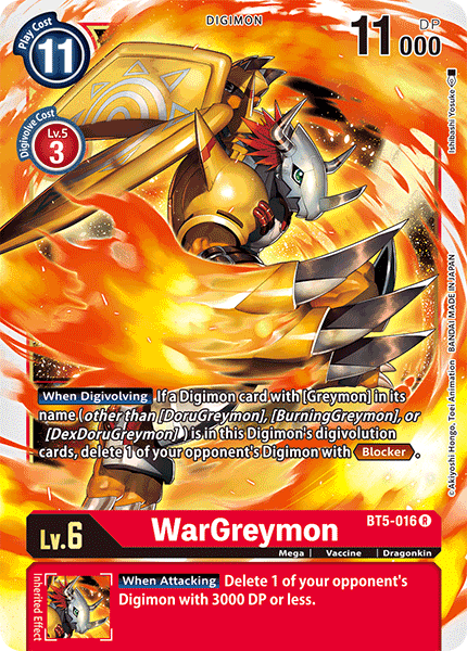 WarGreymon, BT5-016