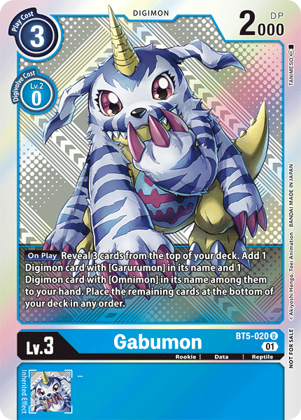 Gabumon, BT5-020-p4