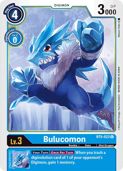 Bulucomon, BT5-022