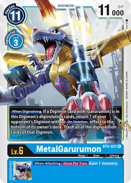 MetalGarurumon, BT5-031
