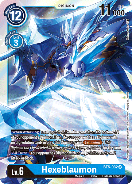 Hexeblaumon, BT5-032