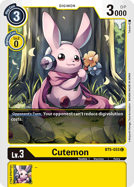 Cutemon, BT5-033