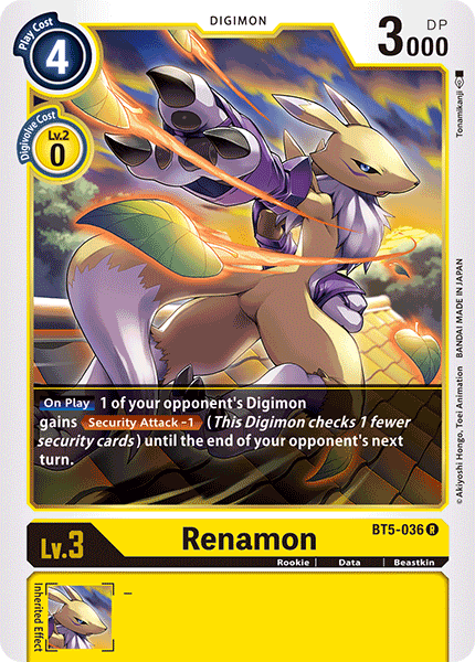 Renamon, BT5-036
